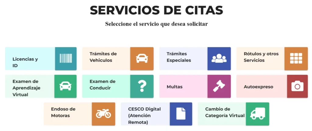 servicio de cotas cesco